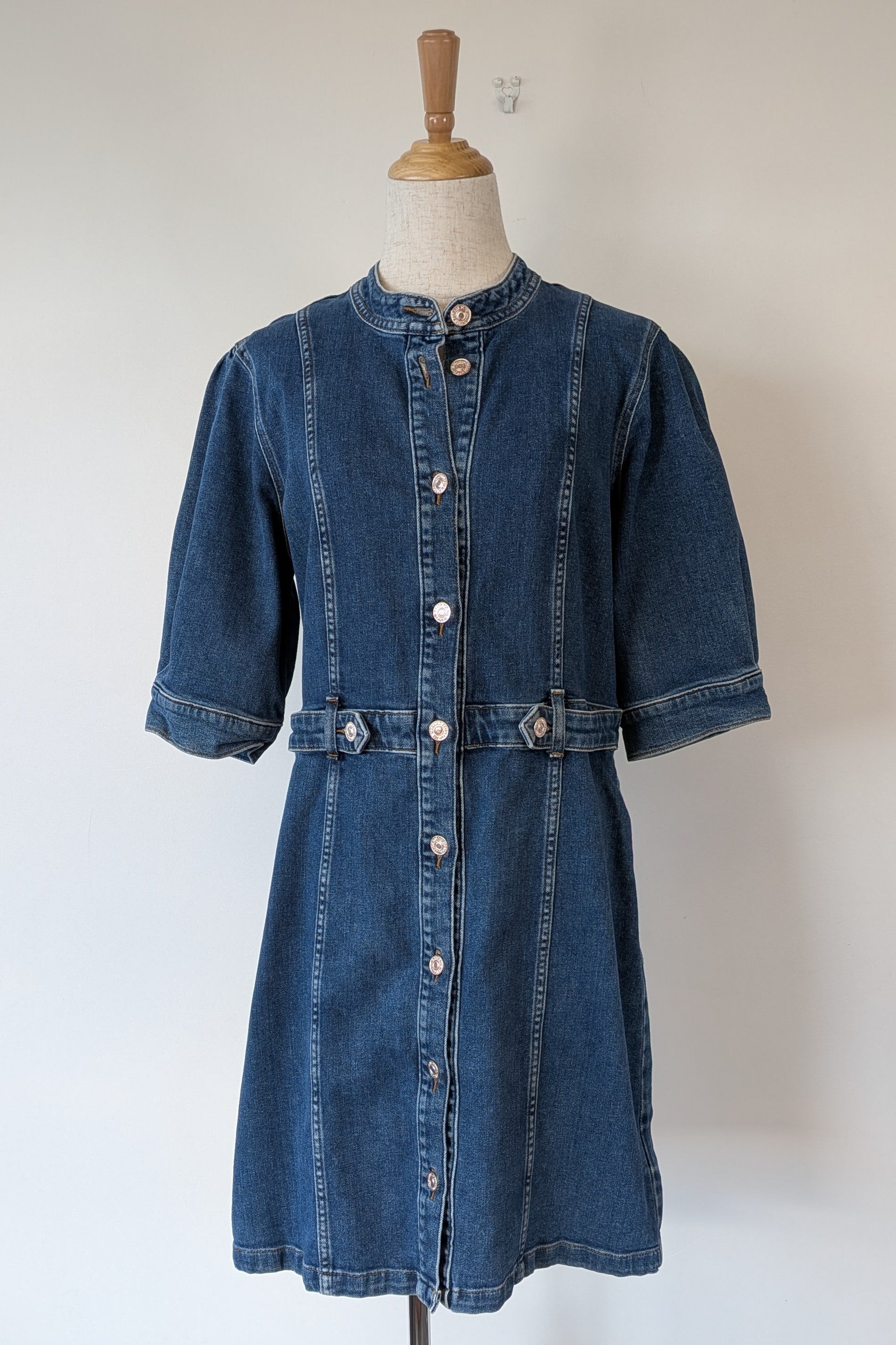 7 For All Mankind Marina Denim Mini Dress | Cruise