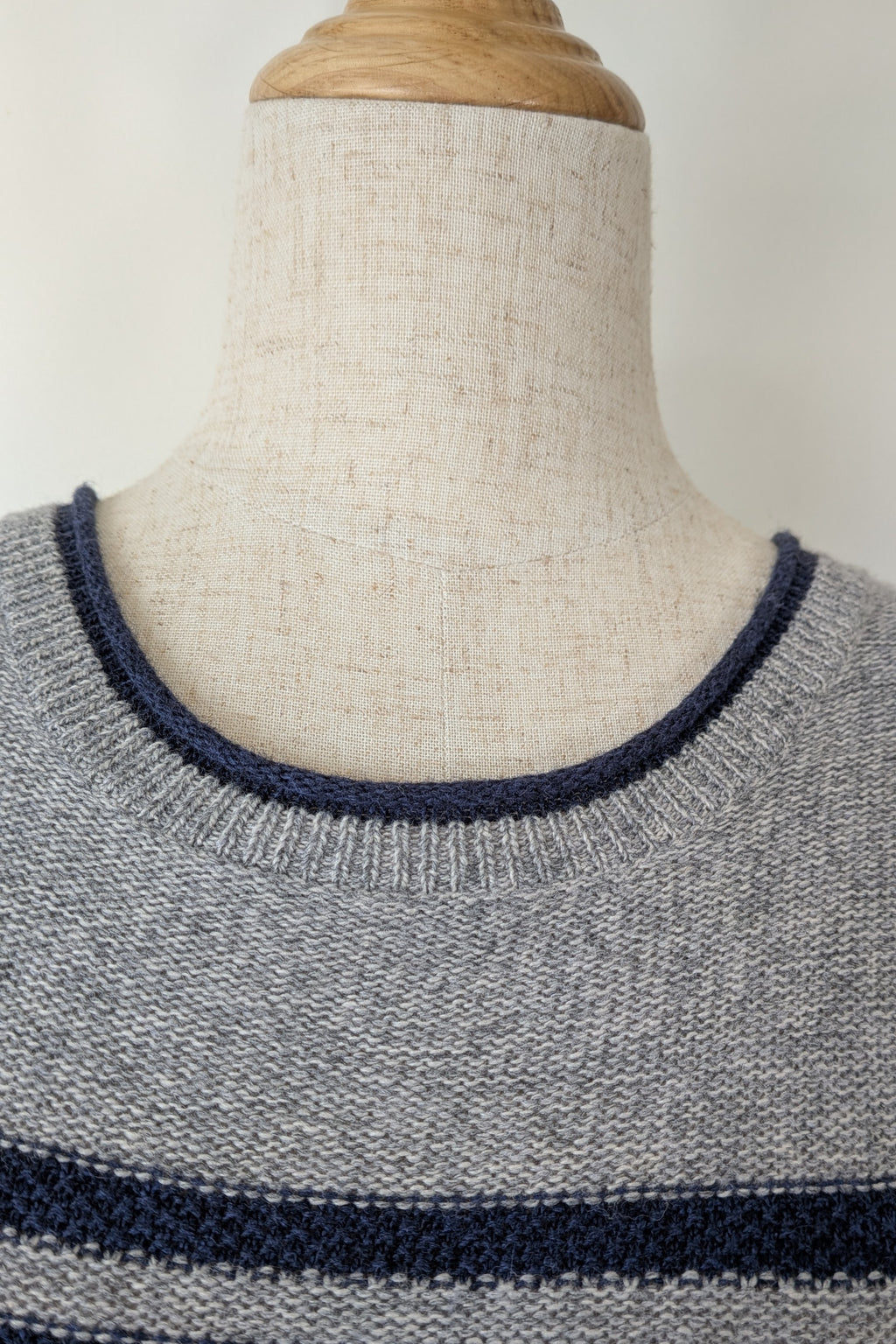 White Stuff Alpaca Wool Cashmere Blend Stripe Sweater Dress Size 14