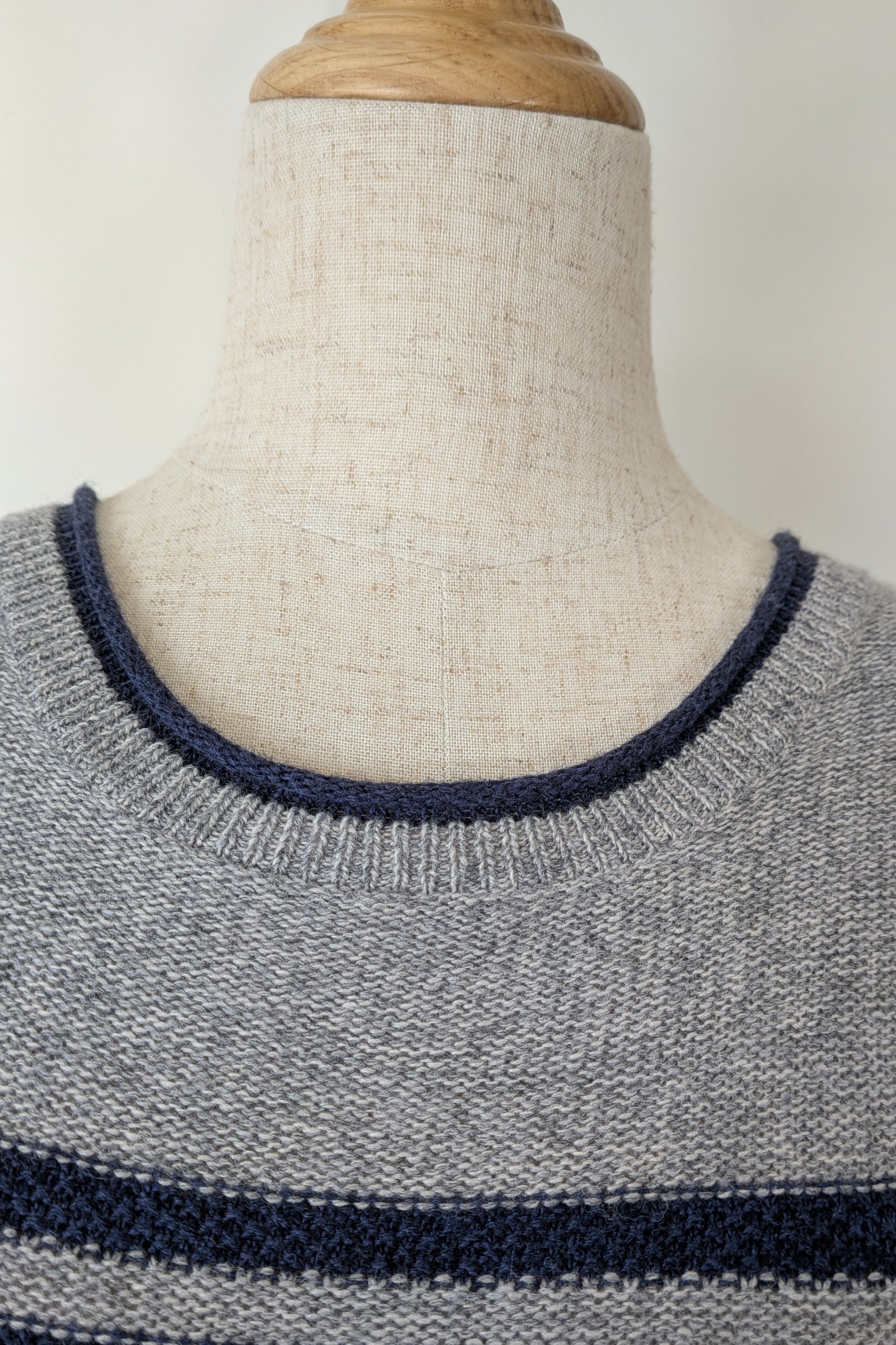 White Stuff Alpaca Wool Cashmere Blend Stripe Sweater Dress Size 14