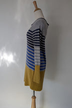 White Stuff Alpaca Wool Cashmere Blend Stripe Sweater Dress Size 14