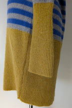 White Stuff Alpaca Wool Cashmere Blend Stripe Sweater Dress Size 14