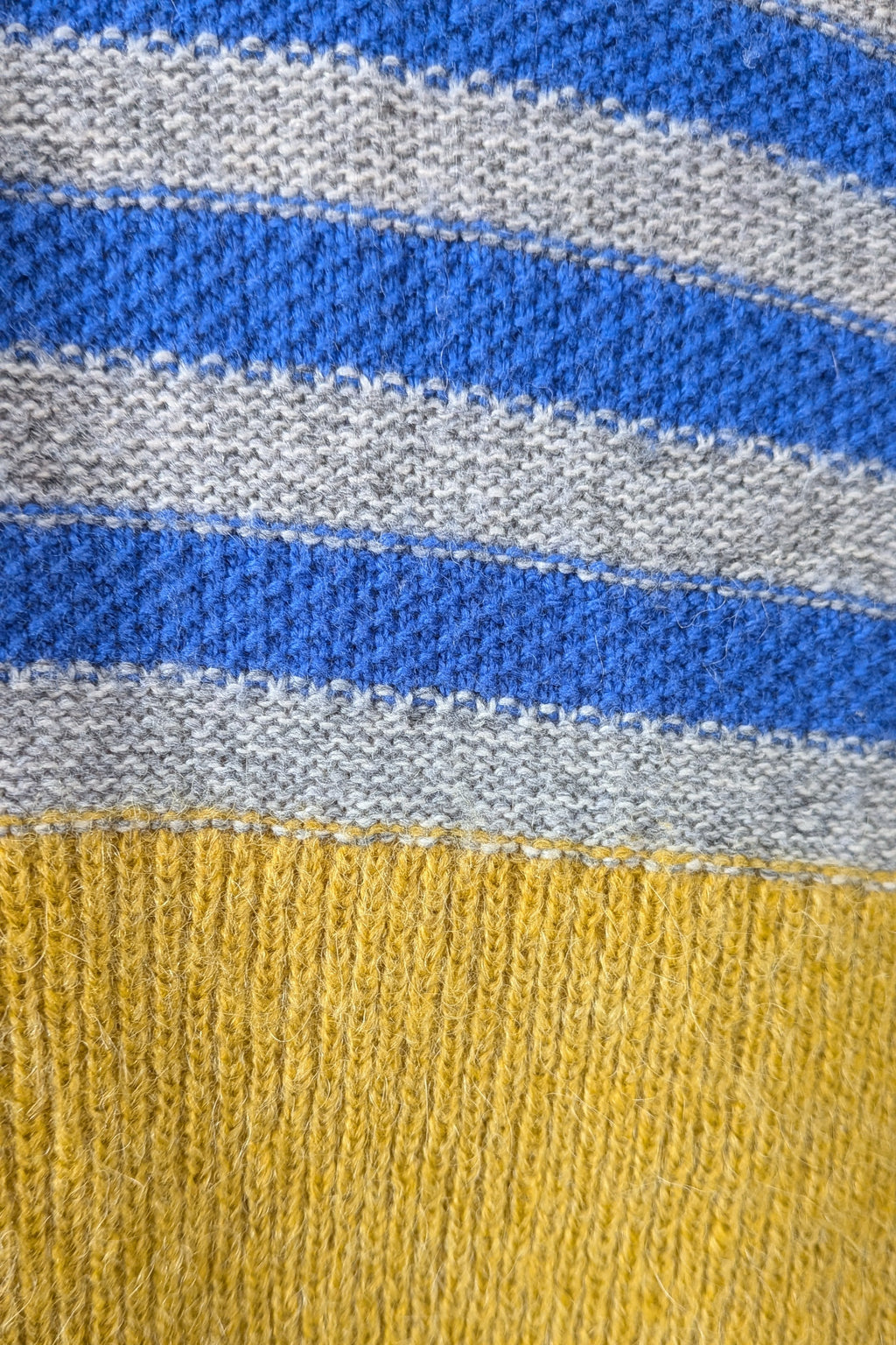 White Stuff Alpaca Wool Cashmere Blend Stripe Sweater Dress Size 14