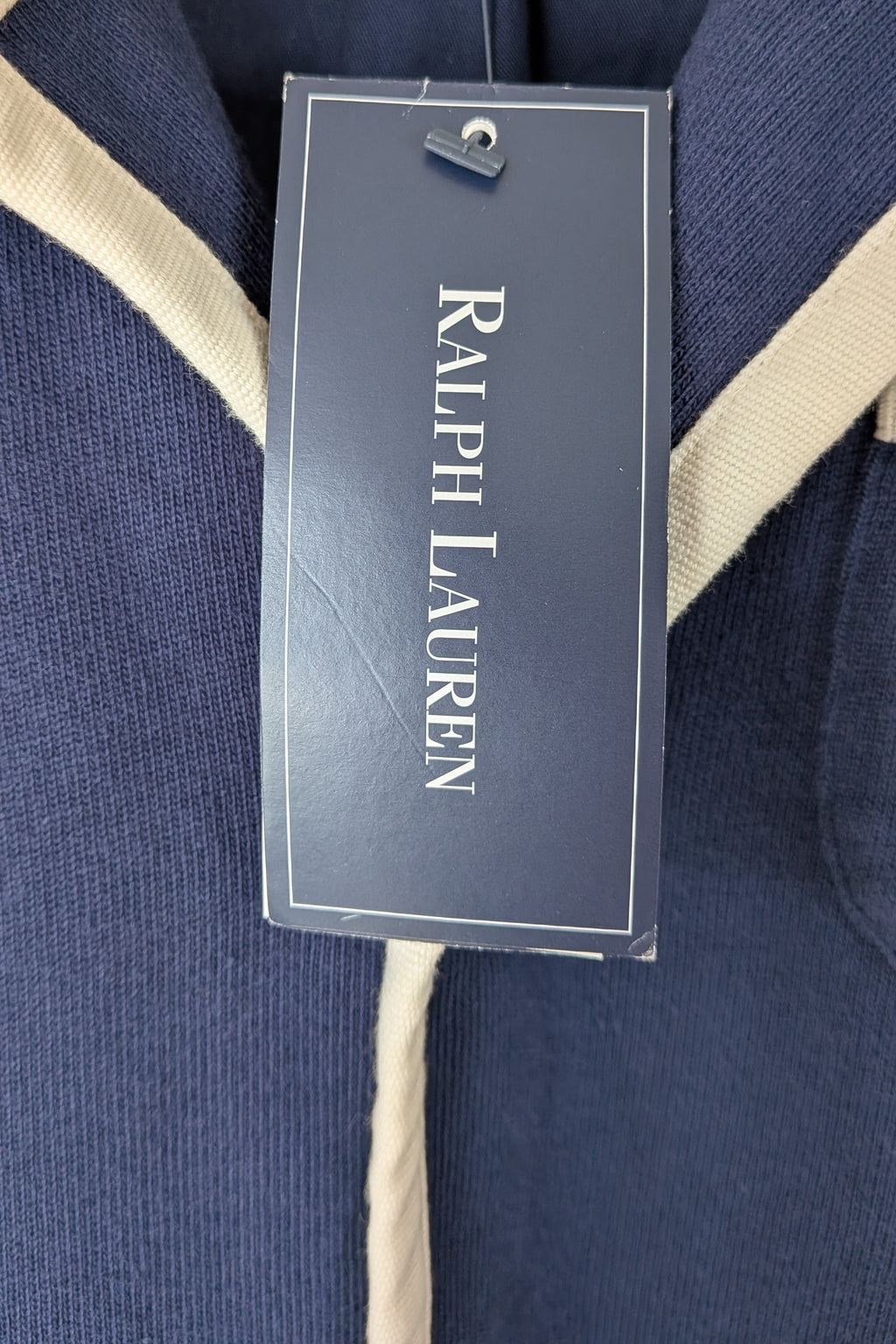Ralph Lauren Navy Cotton Blazer Jacket Size L BNWT