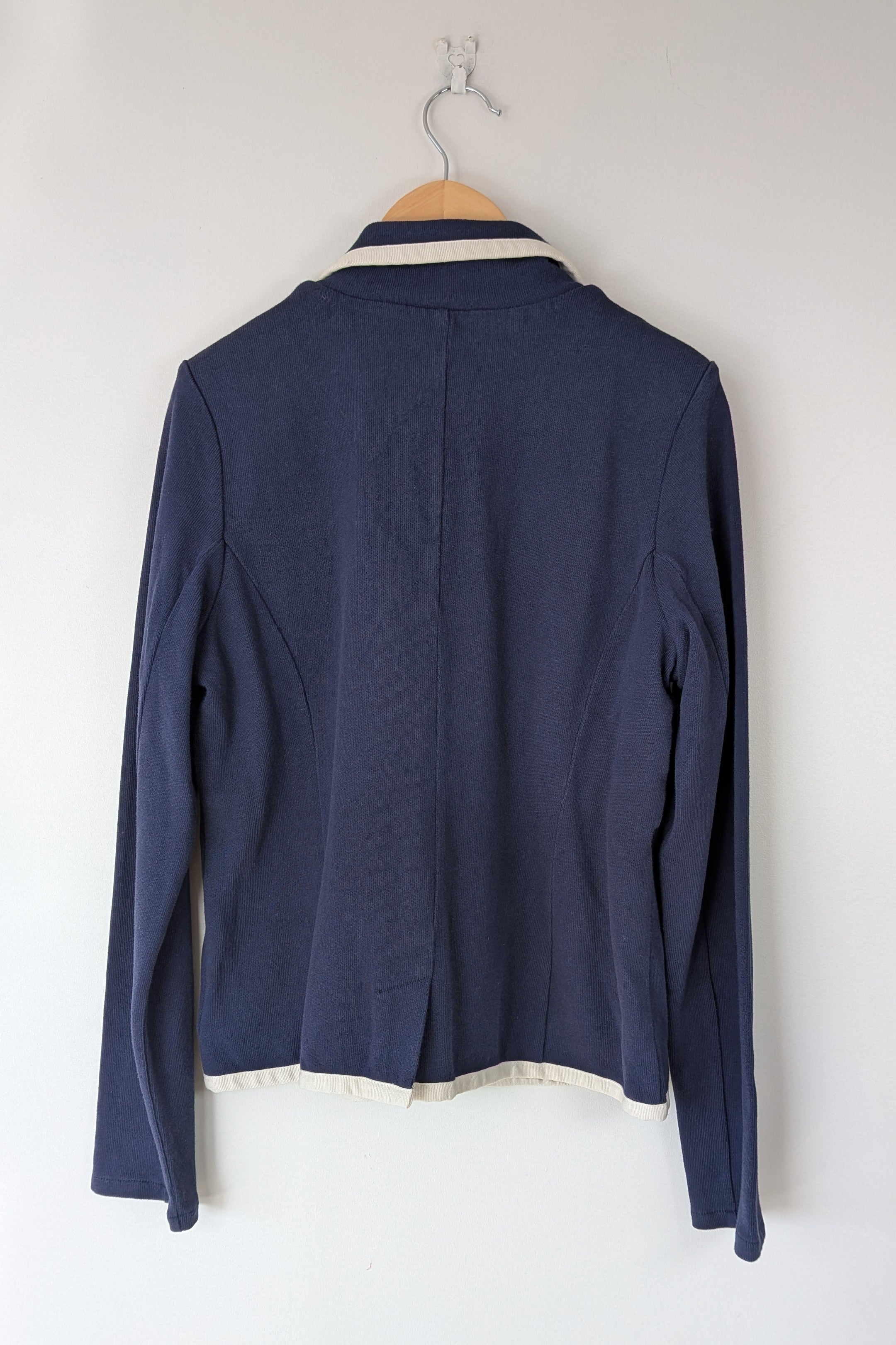 Ralph Lauren Navy Cotton Blazer Jacket Size L BNWT