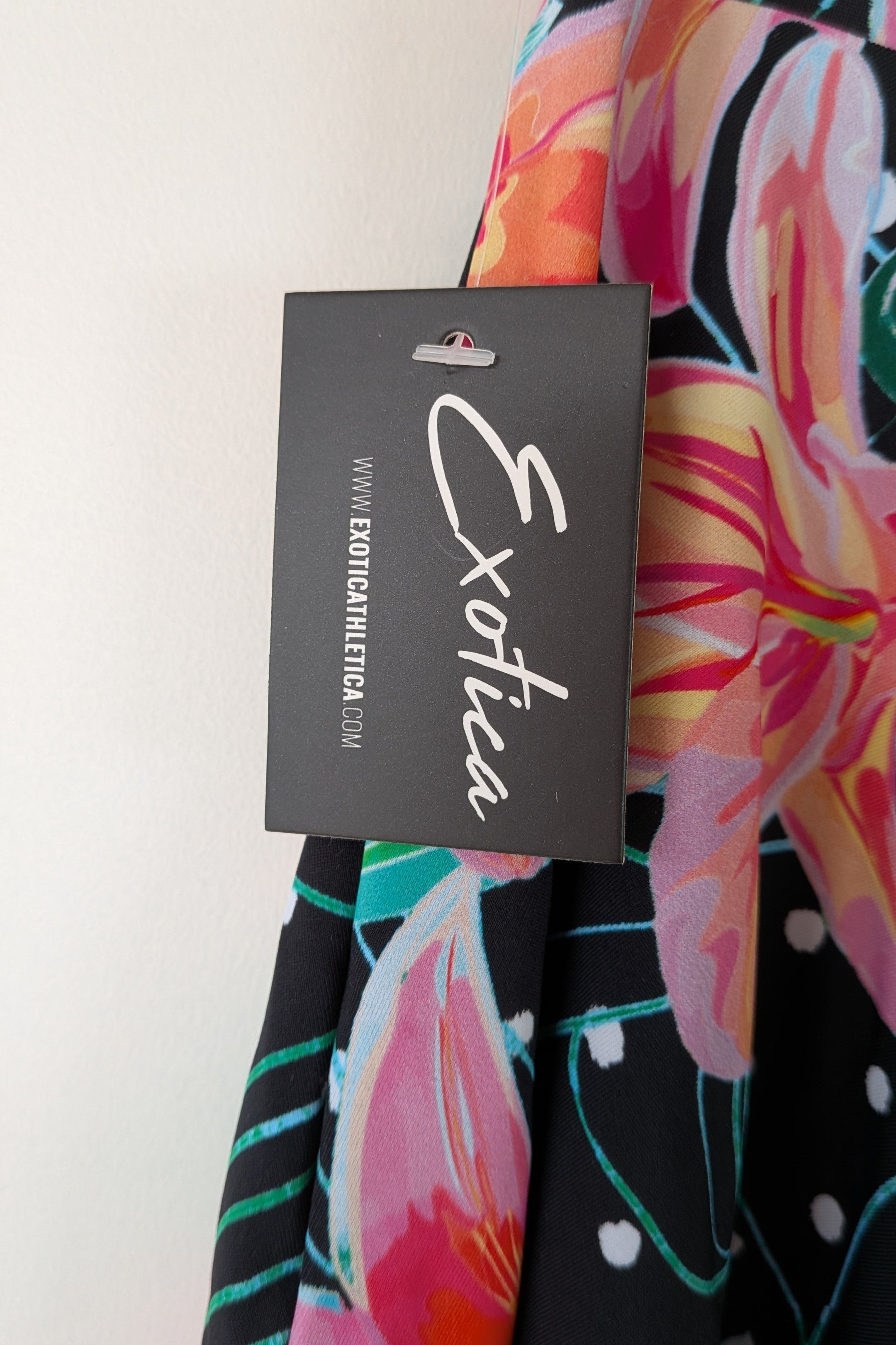 Exoticathletica You Had Me At Aloha Silky Narrow Waisted Mini Skater Skirt Size L Brand New With Tags