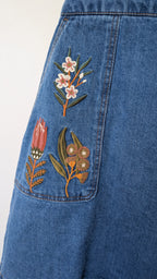 Princess Highway Tessa Native Embroidered Pinafore Dress Size 14