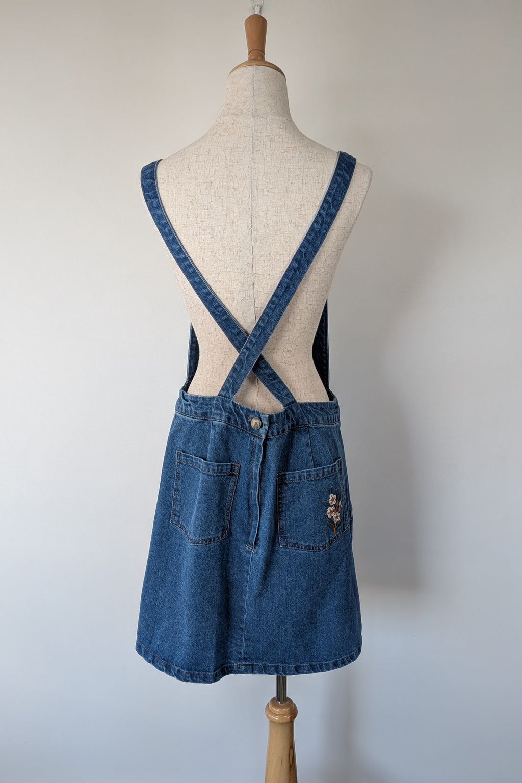 Princess Highway Tessa Native Embroidered Pinafore Dress Size 14