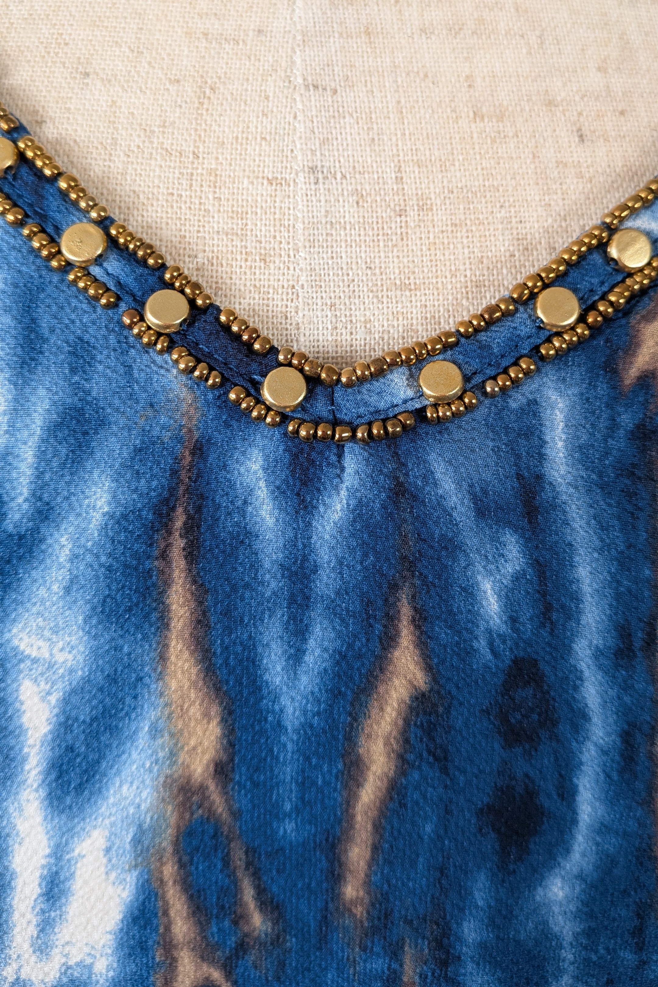 Crossroads Blue Multicoloured Cold Shoulder Top Size 16 Brand New With Tags RRP $59.99