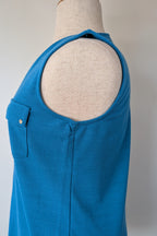 Crossroads Blue Texture Knit Tank Size L BNWT RRP $49.99