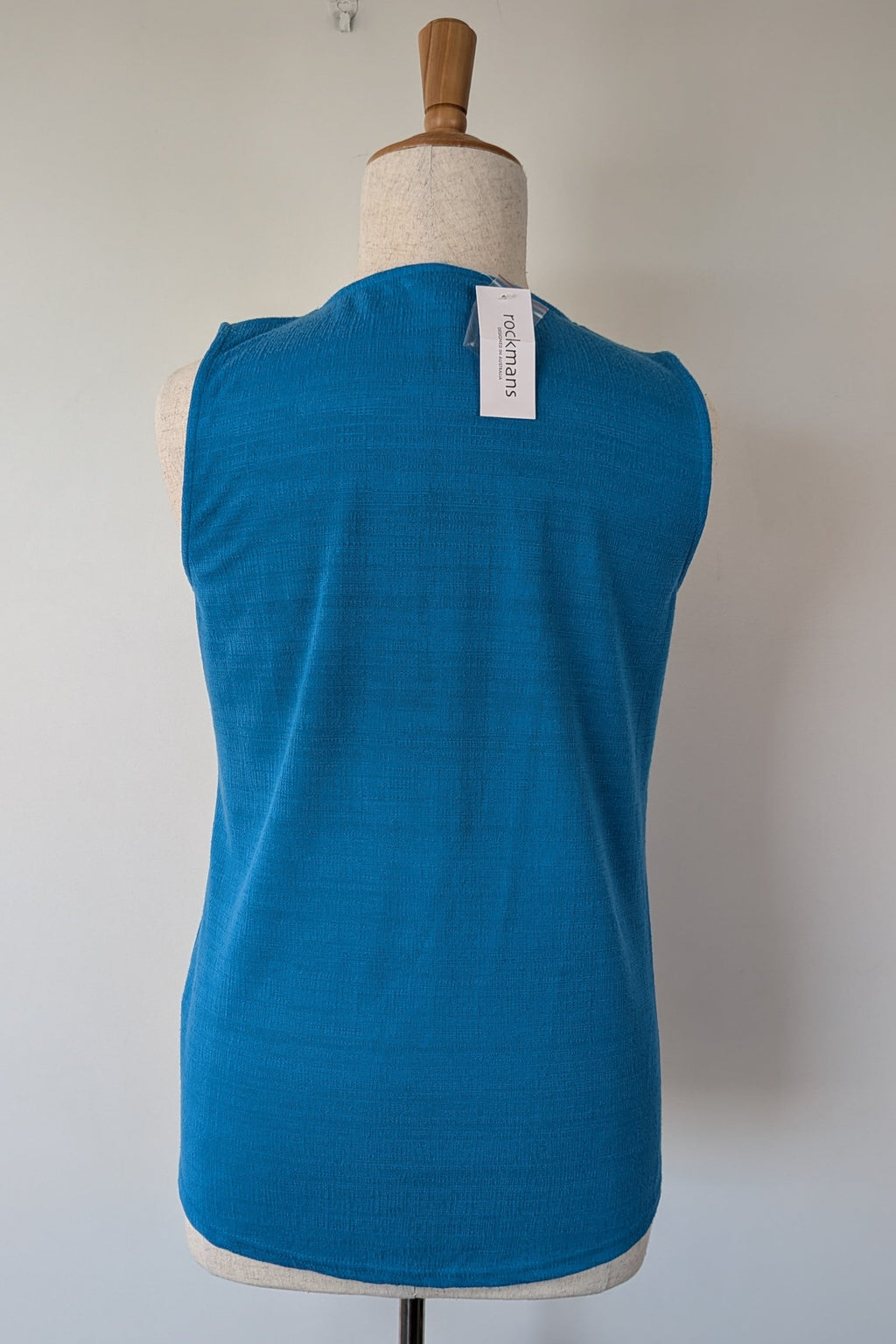Crossroads Blue Texture Knit Tank Size L BNWT RRP $49.99