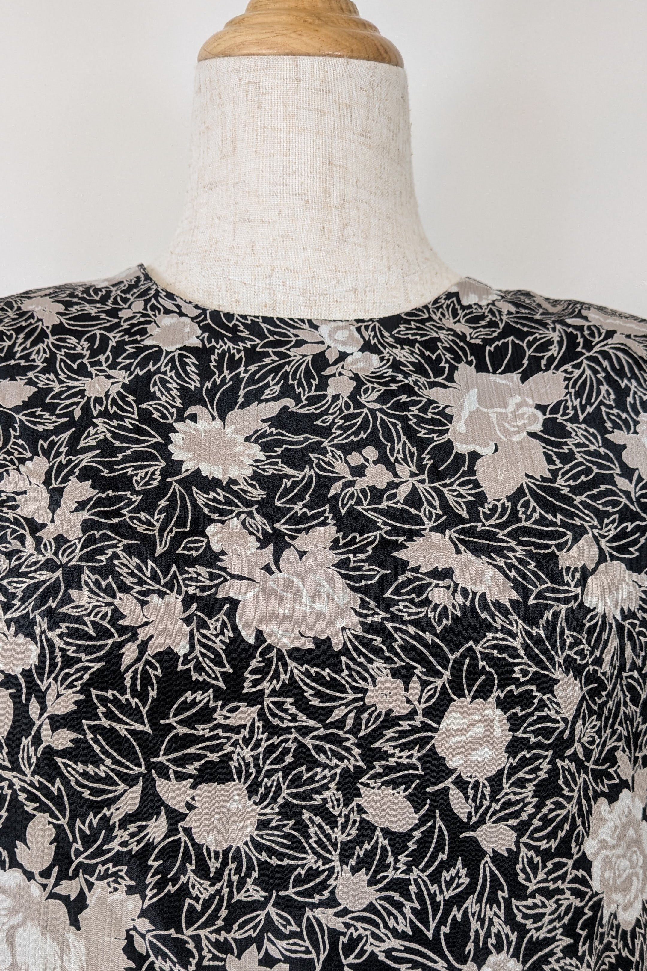 Vintage 80s Jo Melbourne Floral Prairie Tea Midi Dress Size 12