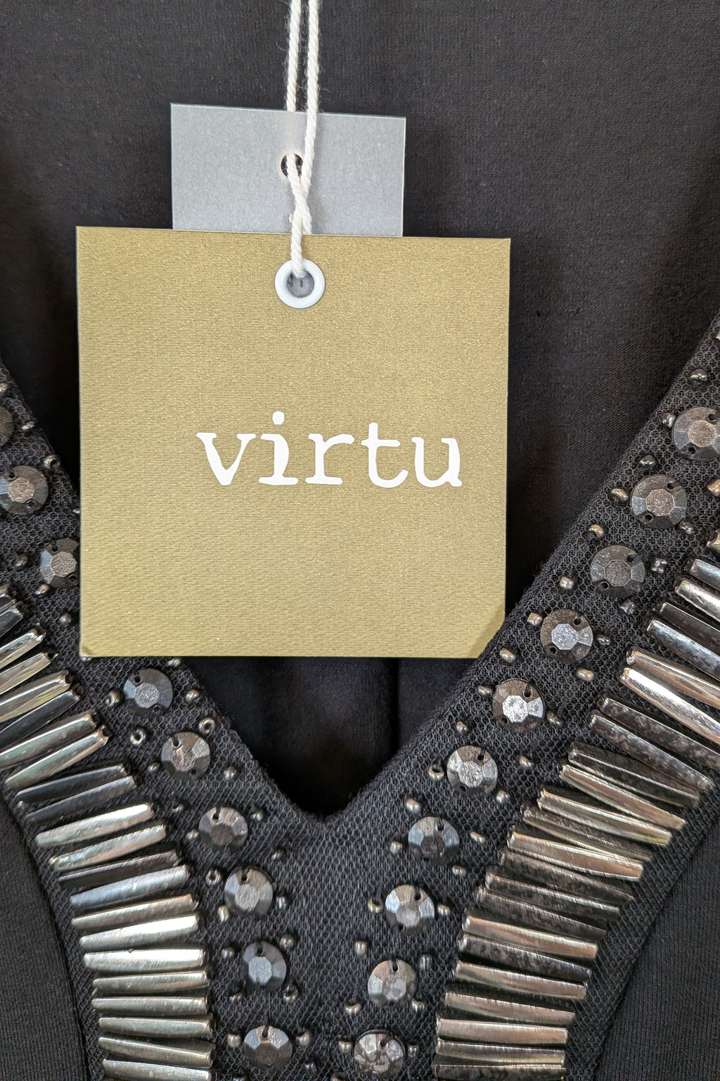 Virtuelle Black Zamora Dress Size 16 BNWT RRP $89.95