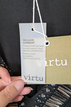 Virtuelle Black Zamora Dress Size 16 BNWT RRP $89.95