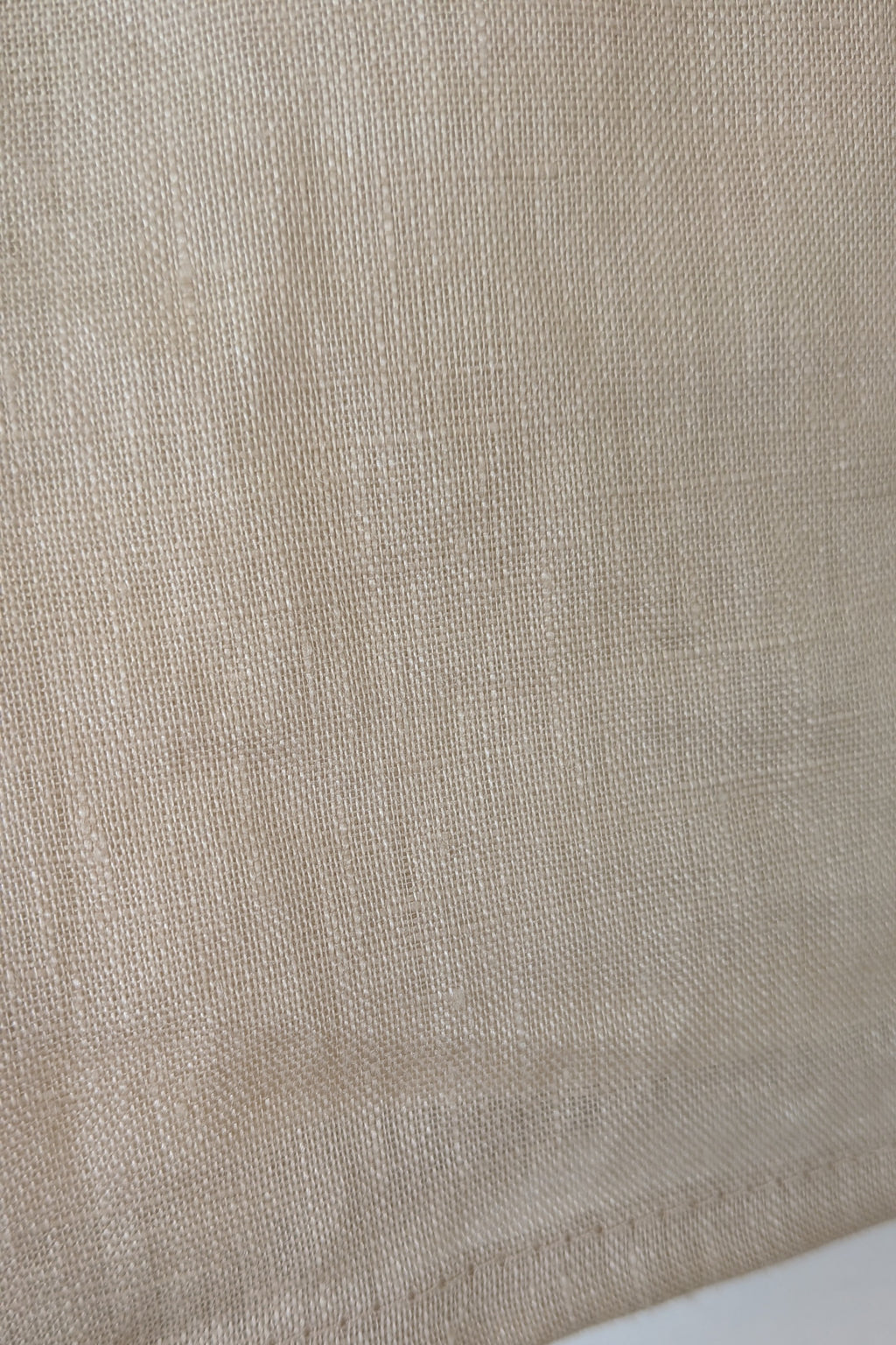 Haven 100% Linen Beige Mini Skirt Size S
