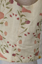 VRG GRL 100% Linen Floral Vest Size 8 BNWT