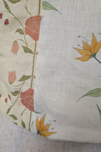 VRG GRL 100% Linen Floral Vest Size 8 BNWT