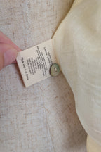 VRG GRL 100% Linen Floral Vest Size 8 BNWT