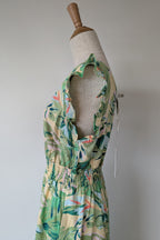 Y.A.S. Palmas Midi Dress Green Tropical Print Size M BNWT RRP $169.95