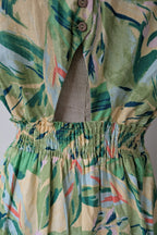 Y.A.S. Palmas Midi Dress Green Tropical Print Size M BNWT RRP $169.95