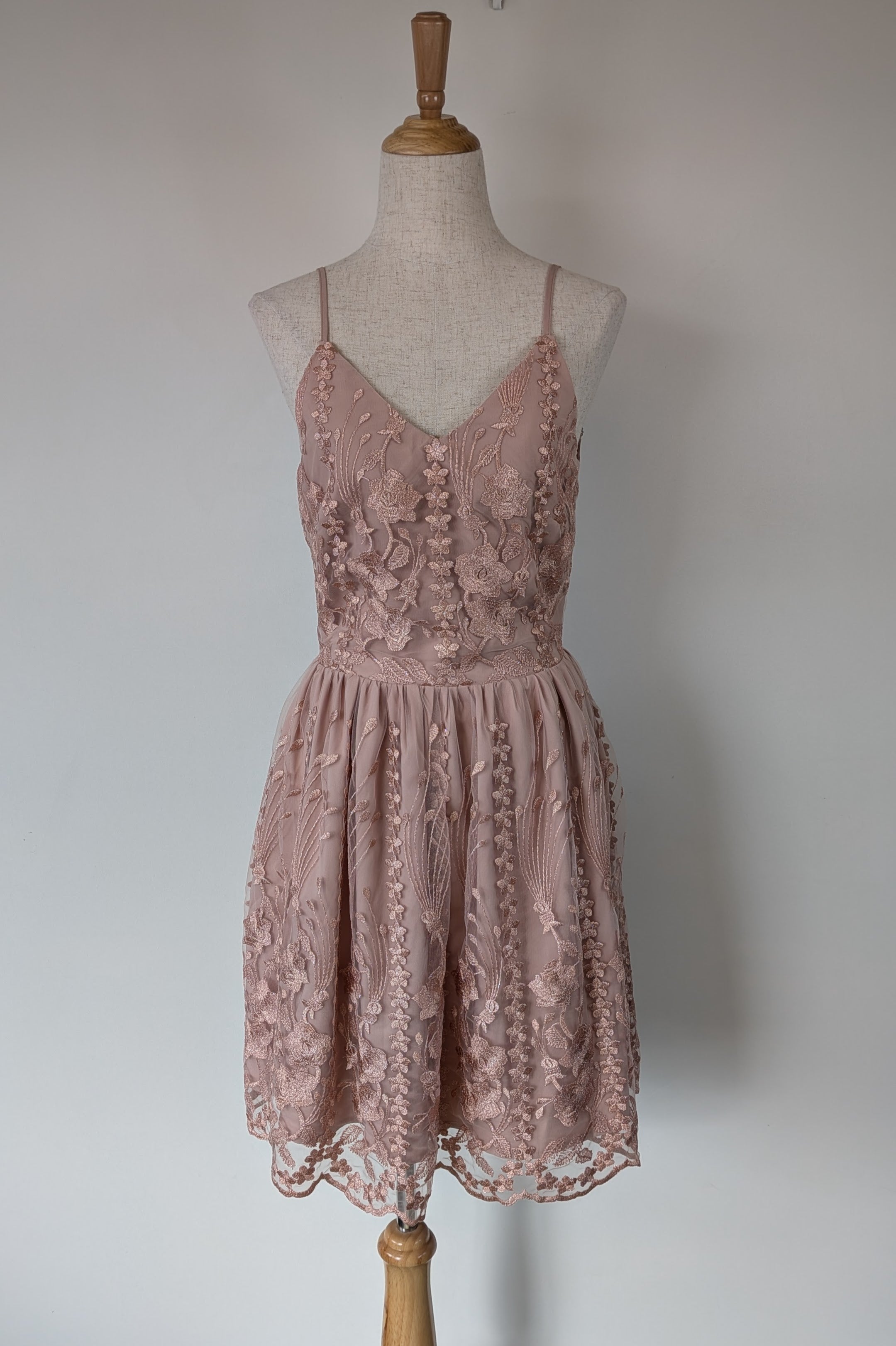 Two Sisters The Label Pink Floral Lace Dress Size 12 Brand New With Tags RRP $149.99