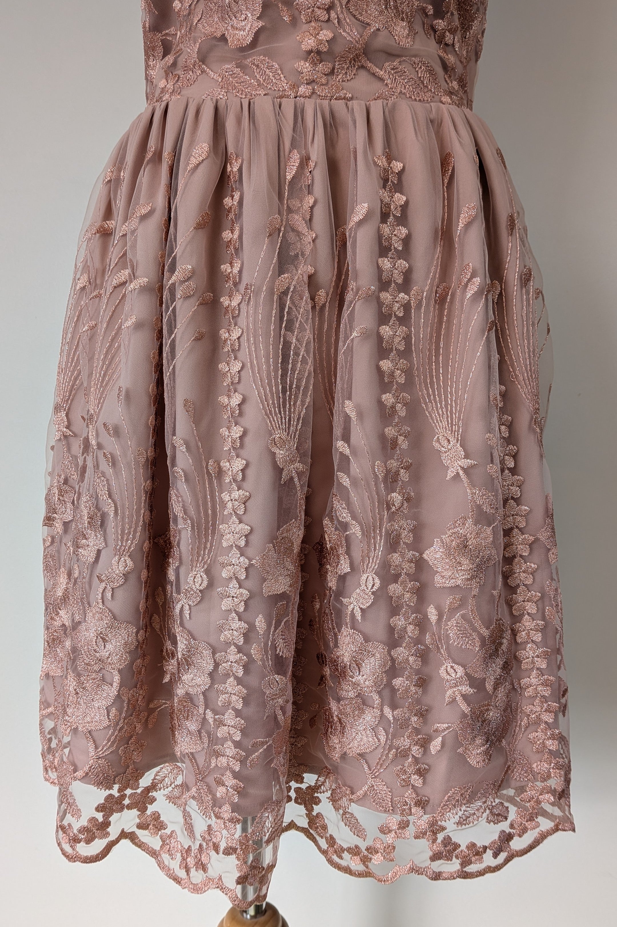 Two Sisters The Label Pink Floral Lace Dress Size 12 Brand New With Tags RRP $149.99