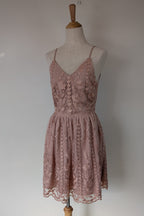 Two Sisters The Label Pink Floral Lace Dress Size 12 BNWT RRP $149.99