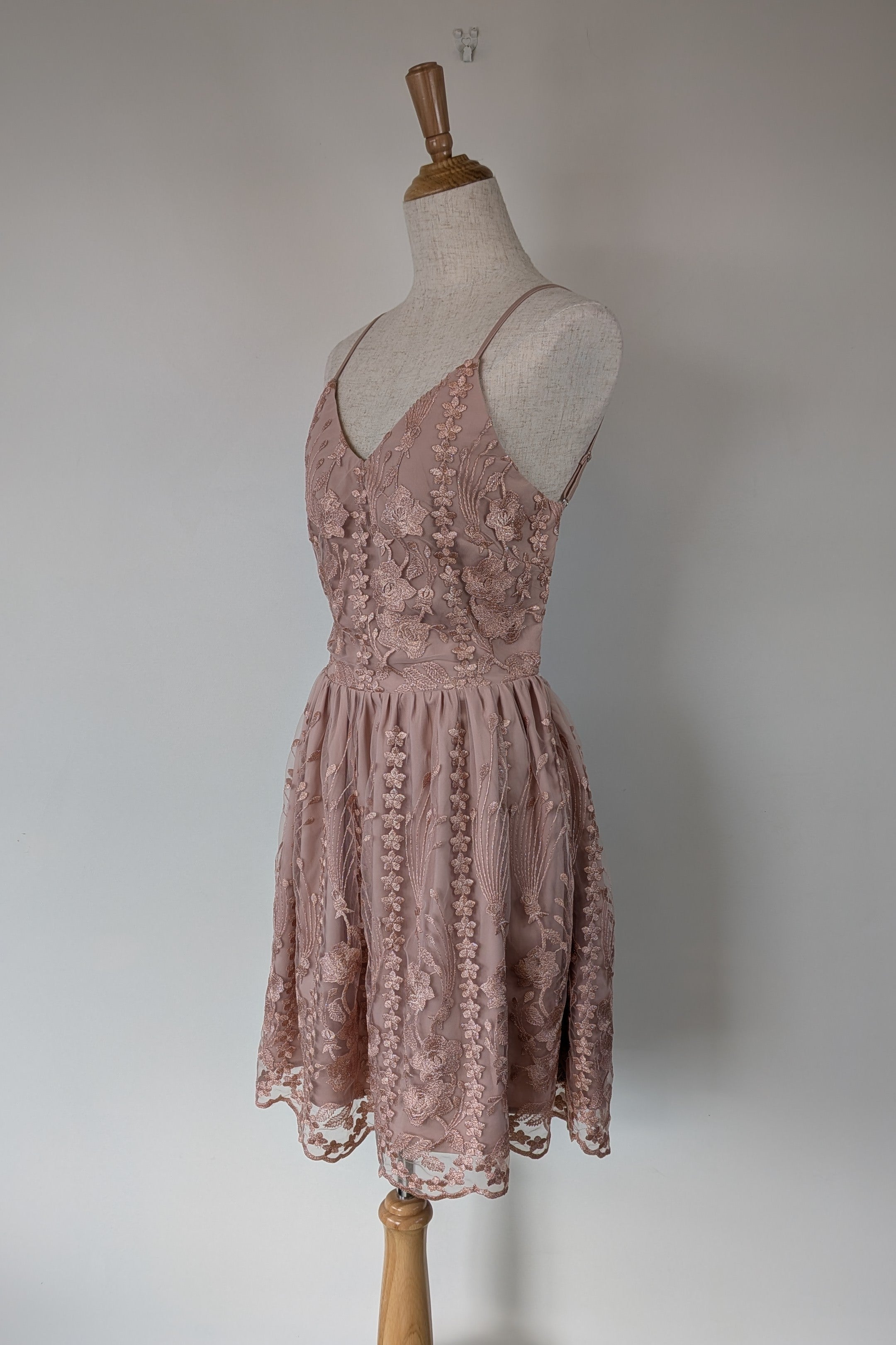 Two Sisters The Label Pink Floral Lace Dress Size 12 BNWT RRP $149.99