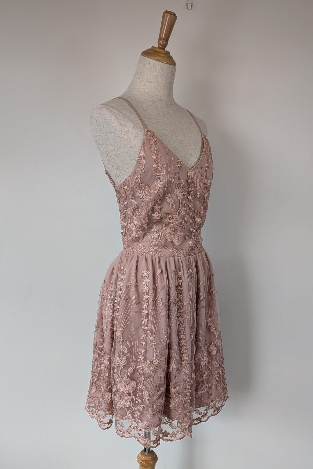 Two Sisters The Label Pink Floral Lace Dress Size 12 BNWT RRP $149.99