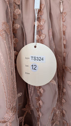 Two Sisters The Label Pink Floral Lace Dress Size 12 BNWT RRP $149.99