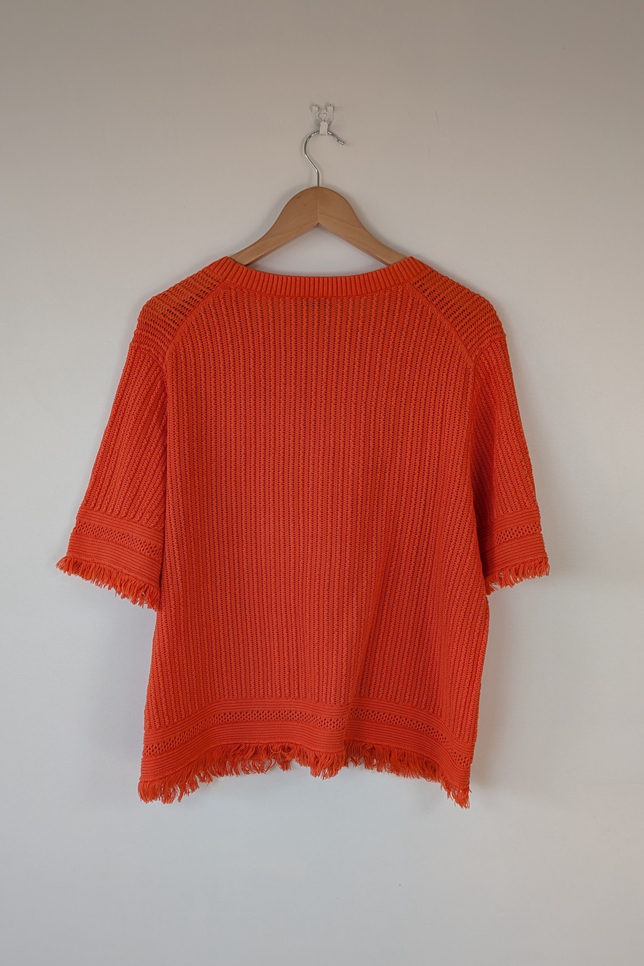 Sportscraft Cynthia Fringe Knit Size XXL