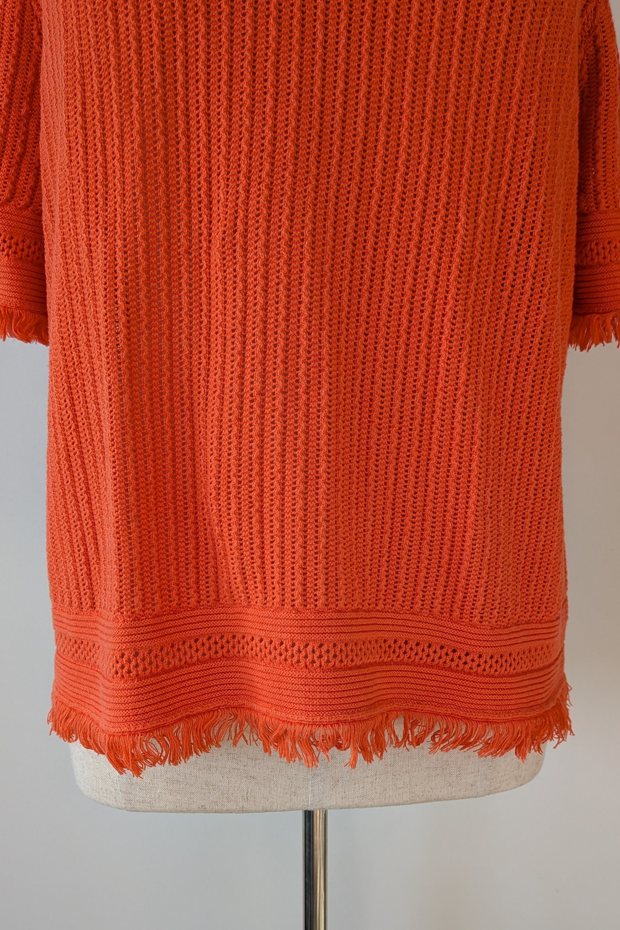 Sportscraft Cynthia Fringe Knit Size XXL