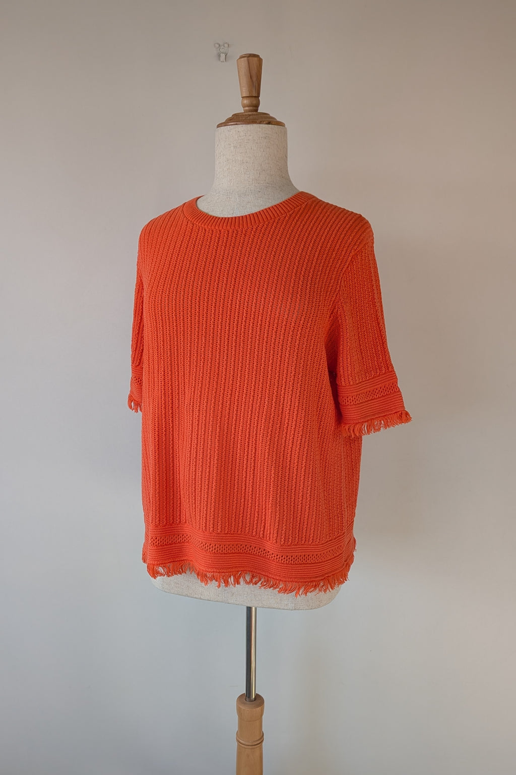 Sportscraft Cynthia Fringe Knit Size XXL