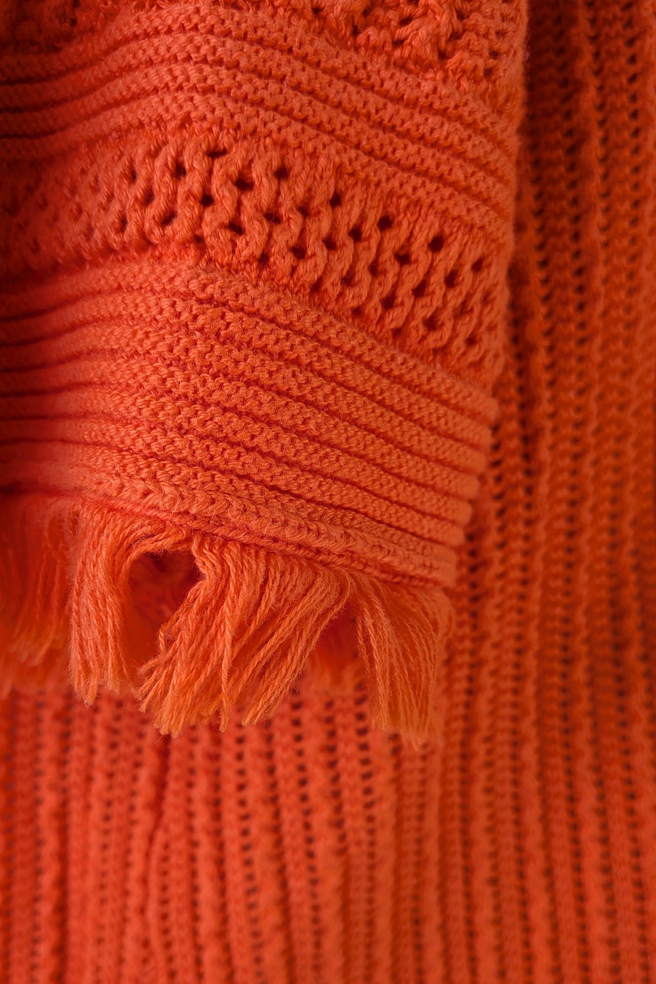 Sportscraft Cynthia Fringe Knit Size XXL