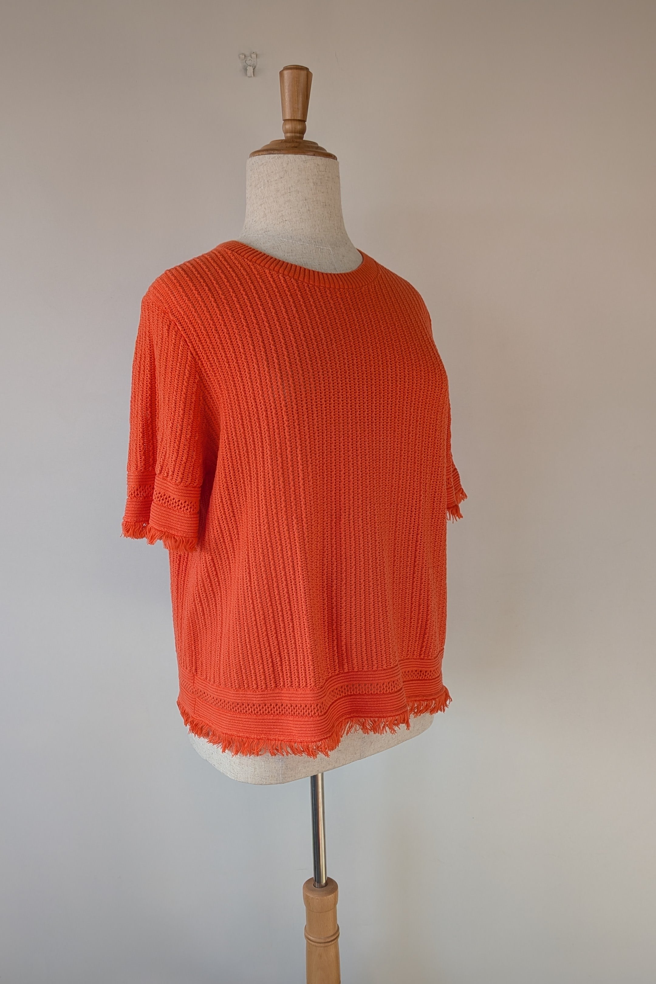 Sportscraft Cynthia Fringe Knit Size XXL