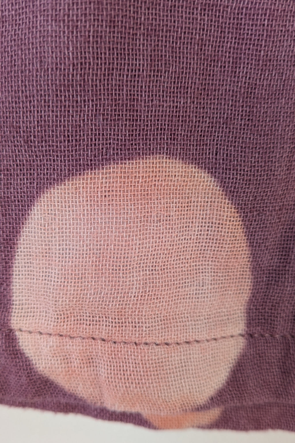lj junior Plum Polka Dot Puff Sleeve Cotton Top Size 10 (Made in Tasmania)