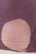 lj junior Plum Polka Dot Puff Sleeve Cotton Top Size 10 (Made in Tasmania)