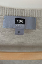 Cue Argyle Knit Sleeveless Top with Ruffle Peplum Hem Size M
