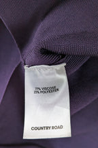Country Road Compact Knit Polo in Eggplant Size L