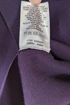Country Road Compact Knit Polo in Eggplant Size L