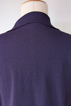 Country Road Compact Knit Polo in Eggplant Size L