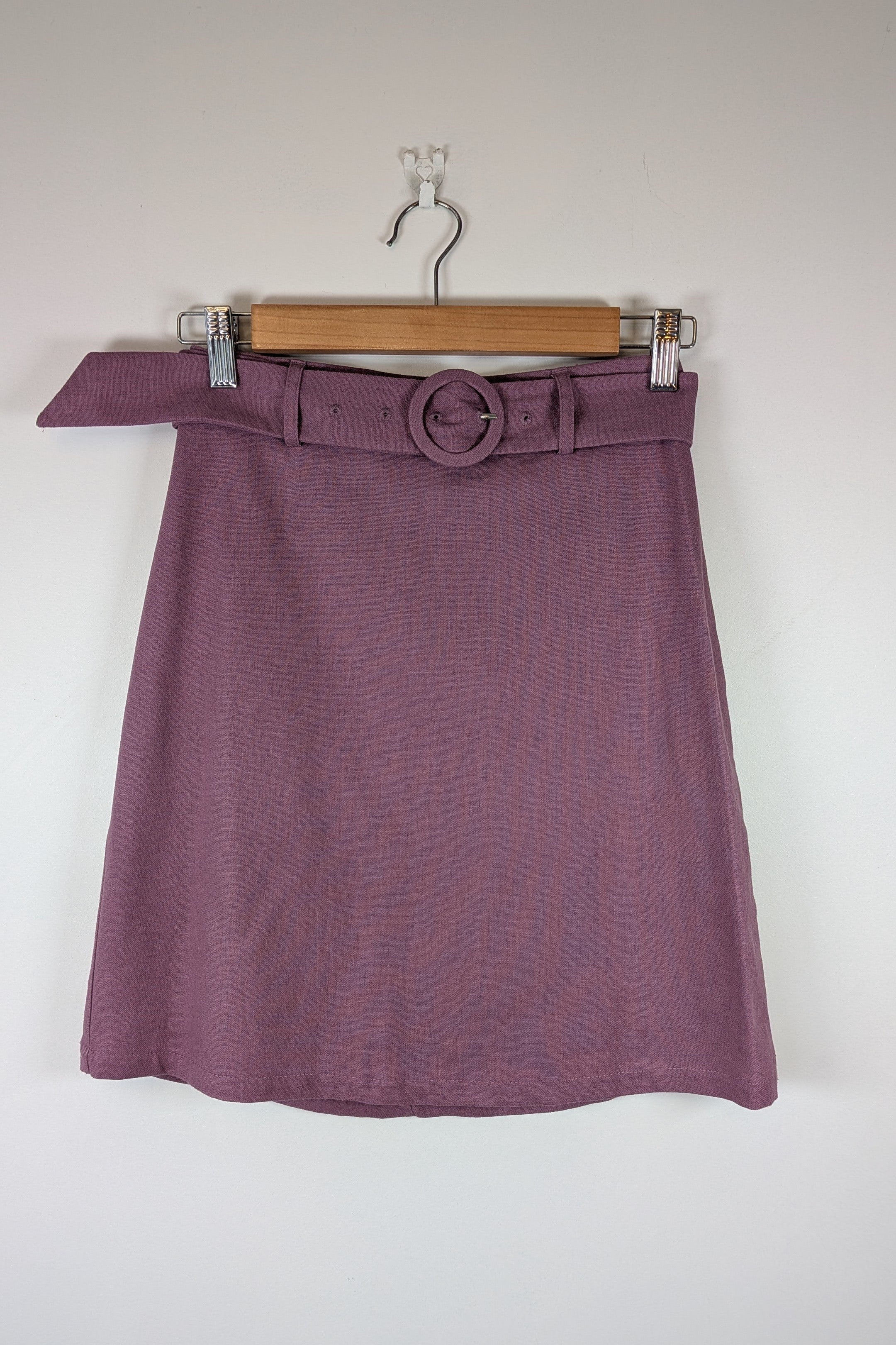 Princess Highway Ivy Mini Skirt in Grape Size 6