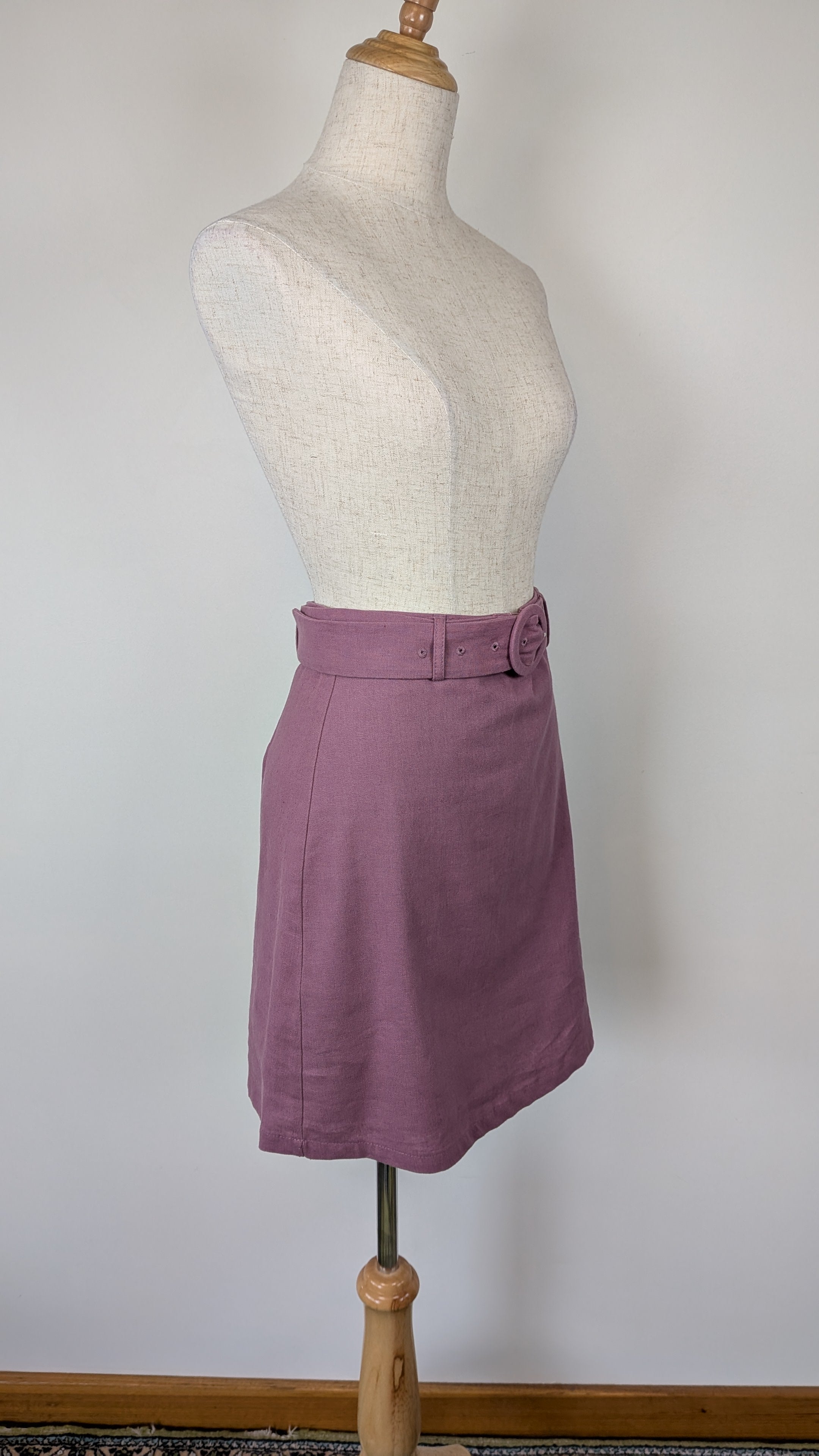 Princess Highway Ivy Mini Skirt in Grape Size 6