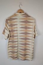 VRG GRL Heat Wave Linen Button Up Shirt Size 8 BNWT