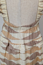 VRG GRL Malia Linen Smock Mini Dress Size 12 BNWT RRP $180