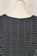 Taking Shape Black Wicker Asymmetrical Tunic Size XS BNWT RRP $109.95