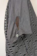 Taking Shape Black Wicker Asymmetrical Tunic Size XS BNWT RRP $109.95