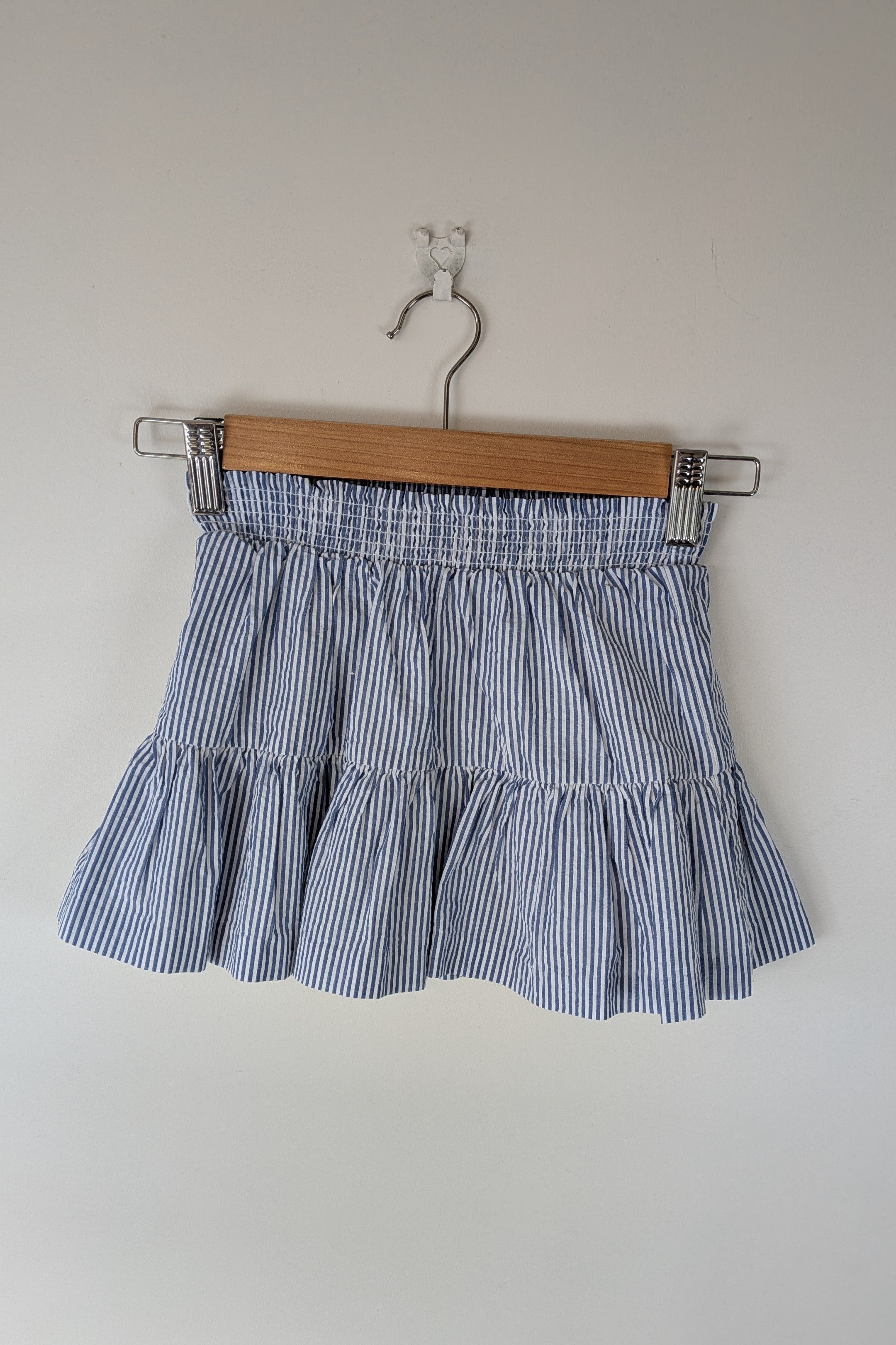 Polo Ralph Lauren Blue White Stripe Tiered Skirt Size 3 BNWT RRP $109