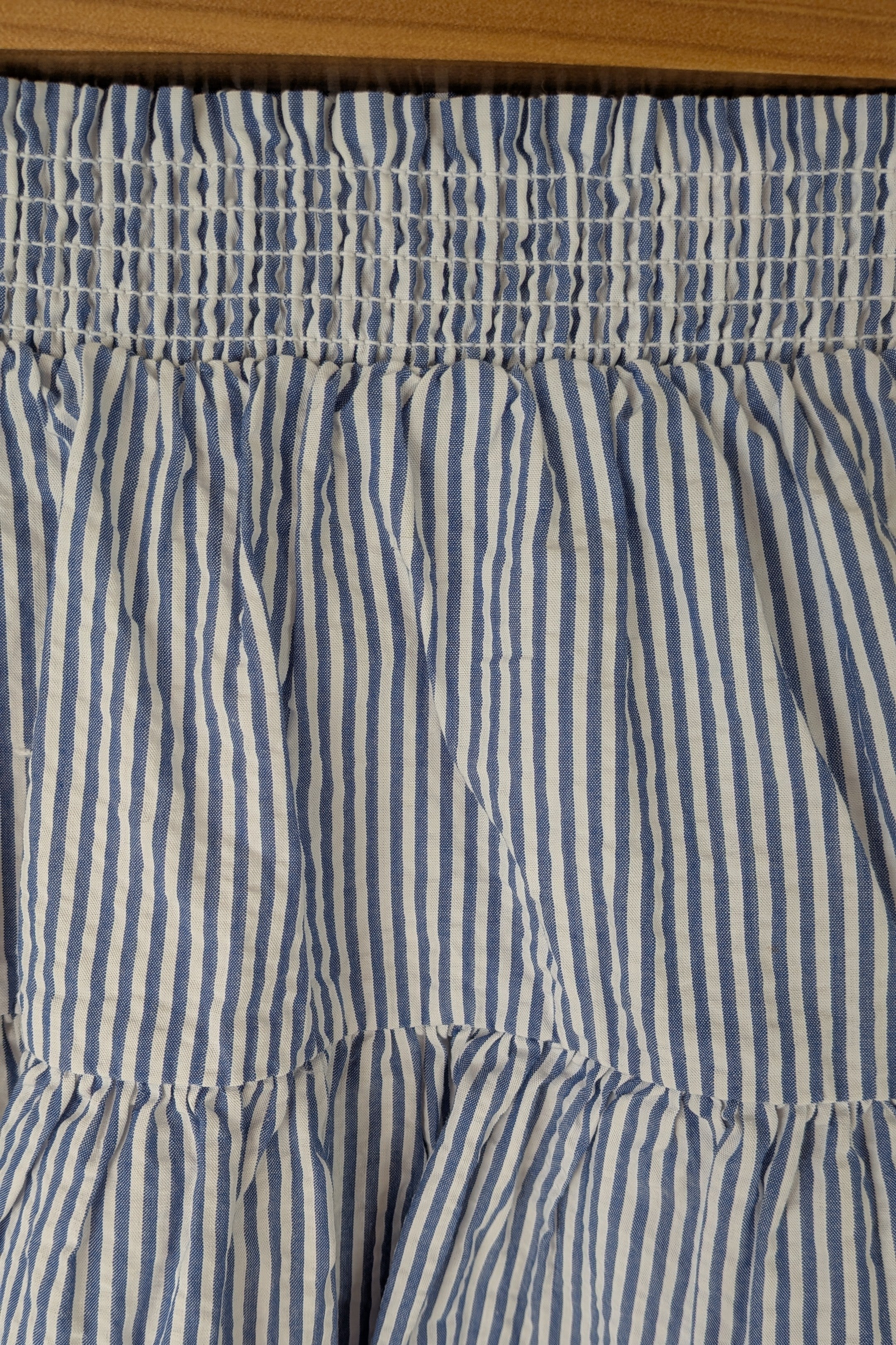Polo Ralph Lauren Blue White Stripe Tiered Skirt Size 3 BNWT RRP $109