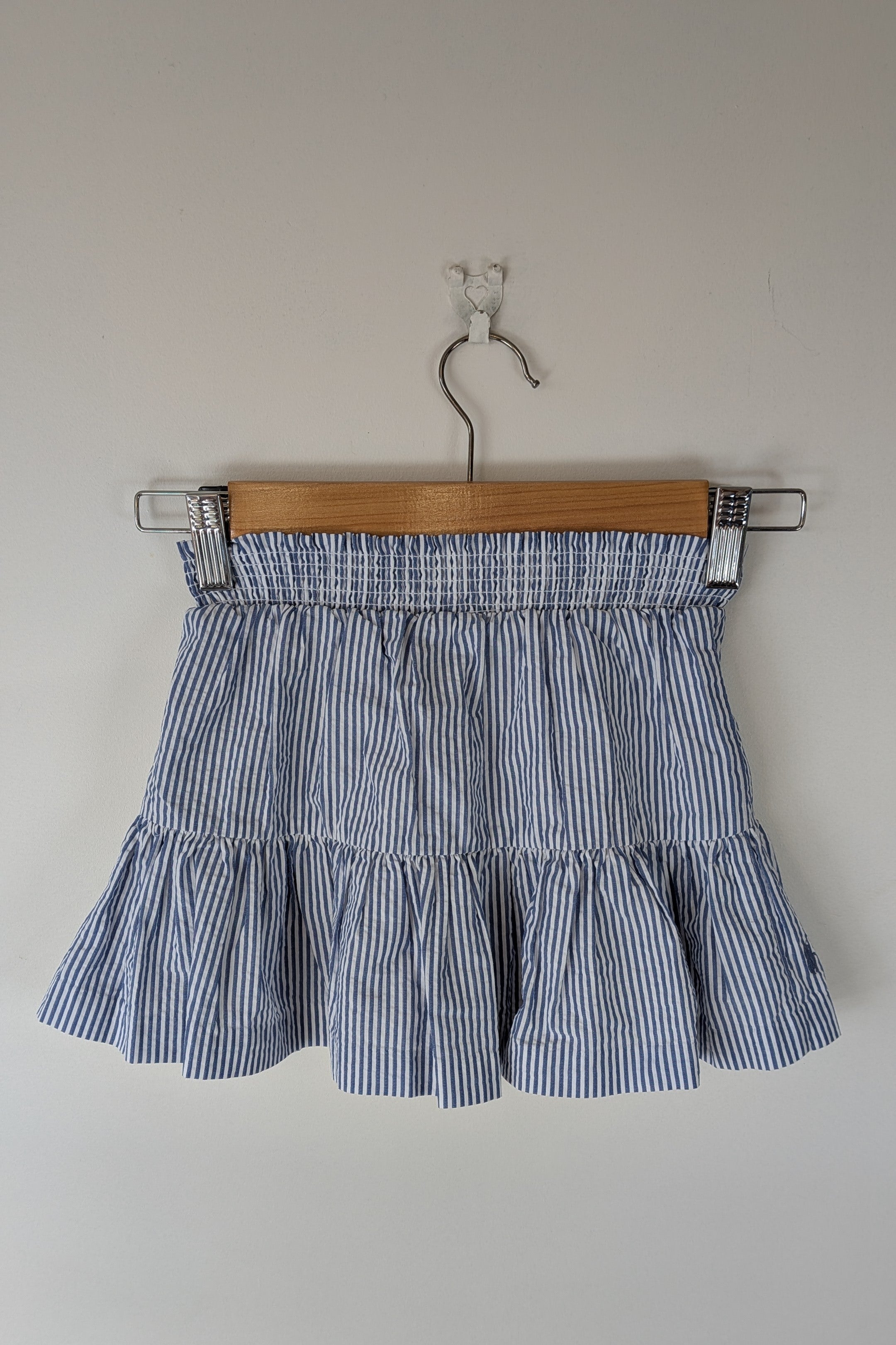 Polo Ralph Lauren Blue White Stripe Tiered Skirt Size 3 BNWT RRP $109