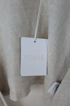 Posse Mia Linen Top in Natural Size XS BNWT